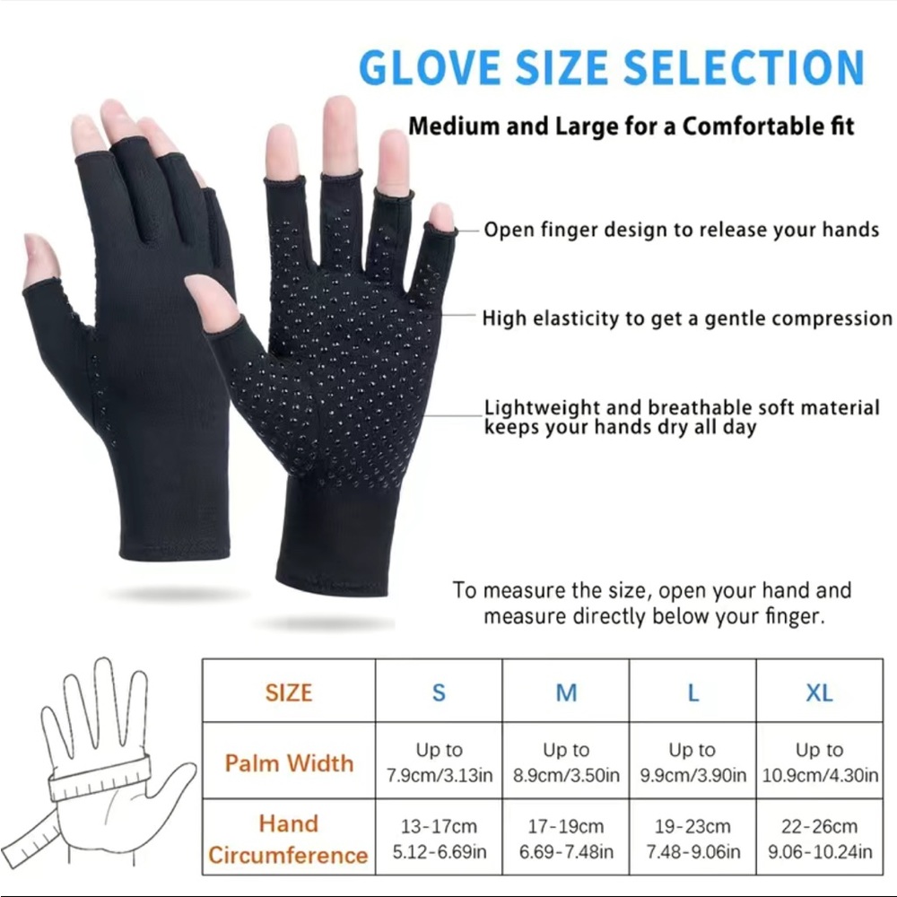 Compression gloves
